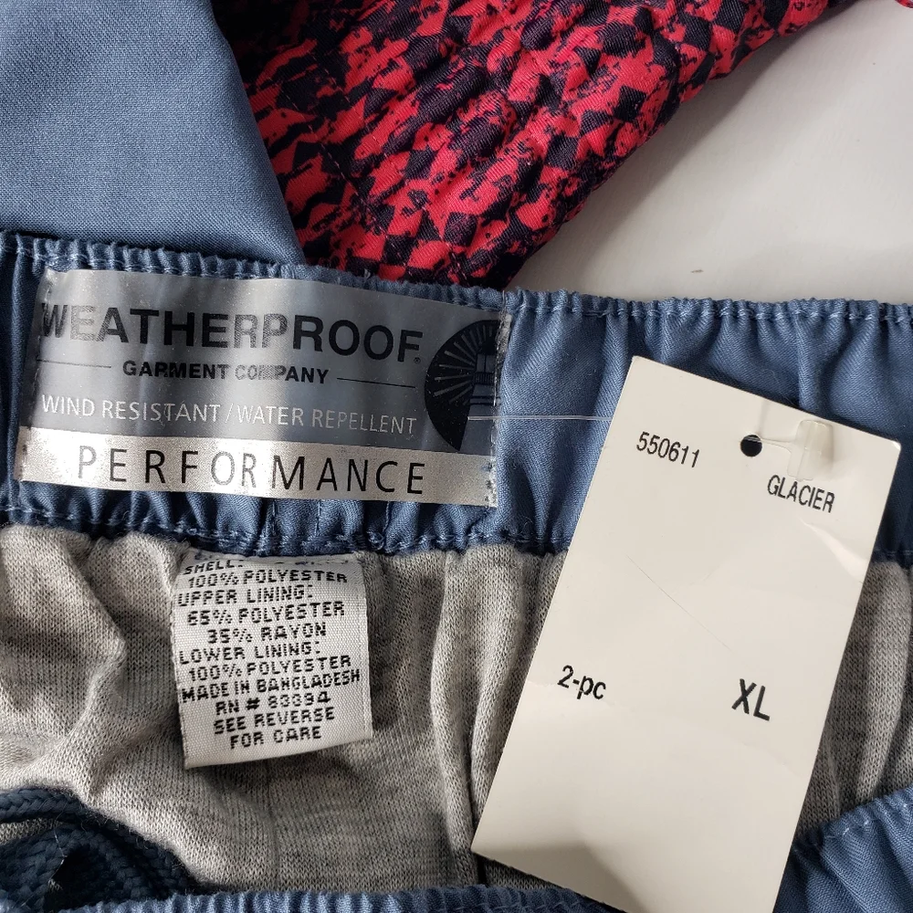 Weatherproof Garment Co Ankle Zip Pants XL Wind Rain Resistant Street Athletic